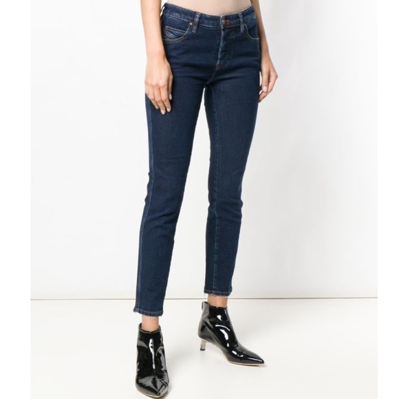 NWT DIESEL SLIM SKINNY BLUE JEANS - 24 - Picture 1 of 13